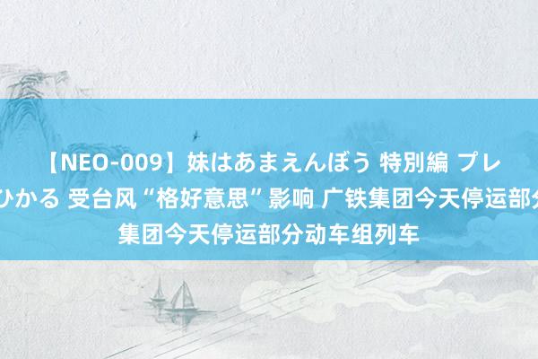 【NEO-009】妹はあまえんぼう 特別編 プレミアおなら ひかる 受台风“格好意思”影响 广铁集团今天停运部分动车组列车