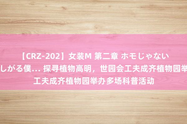 【CRZ-202】女装M 第二章 ホモじゃないのにチ○ポを欲しがる僕… 探寻植物高明，世园会工夫成齐植物园举办多场科普活动