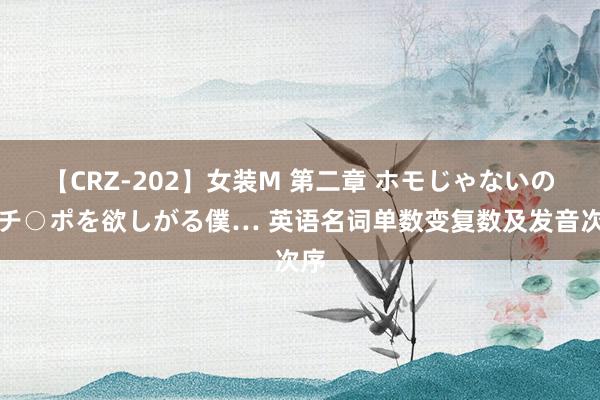 【CRZ-202】女装M 第二章 ホモじゃないのにチ○ポを欲しがる僕… 英语名词单数变复数及发音次序