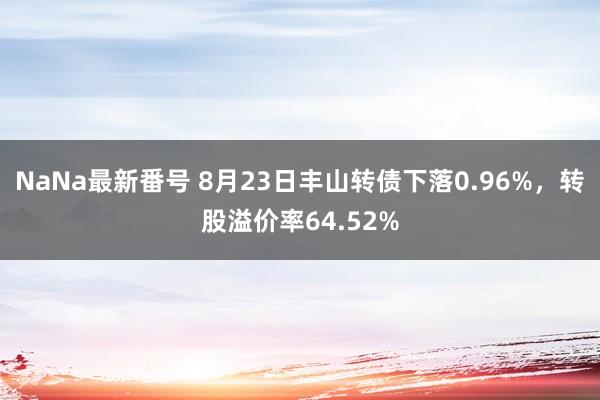 NaNa最新番号 8月23日丰山转债下落0.96%，转股溢价率64.52%